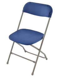 Blue Folding Chair